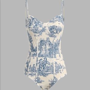 Toile Bodysuit & Skirt!! NWT